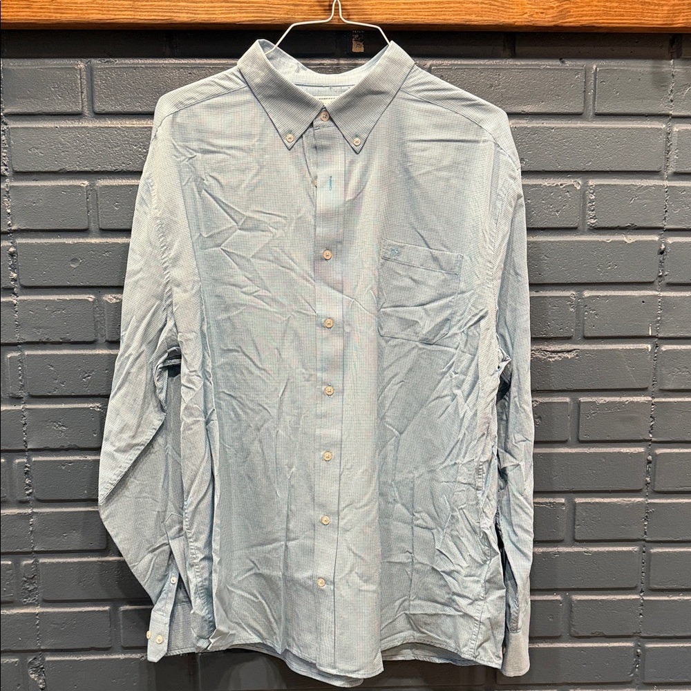 Southern Tide Light Blue Casual Button-Down Shirt